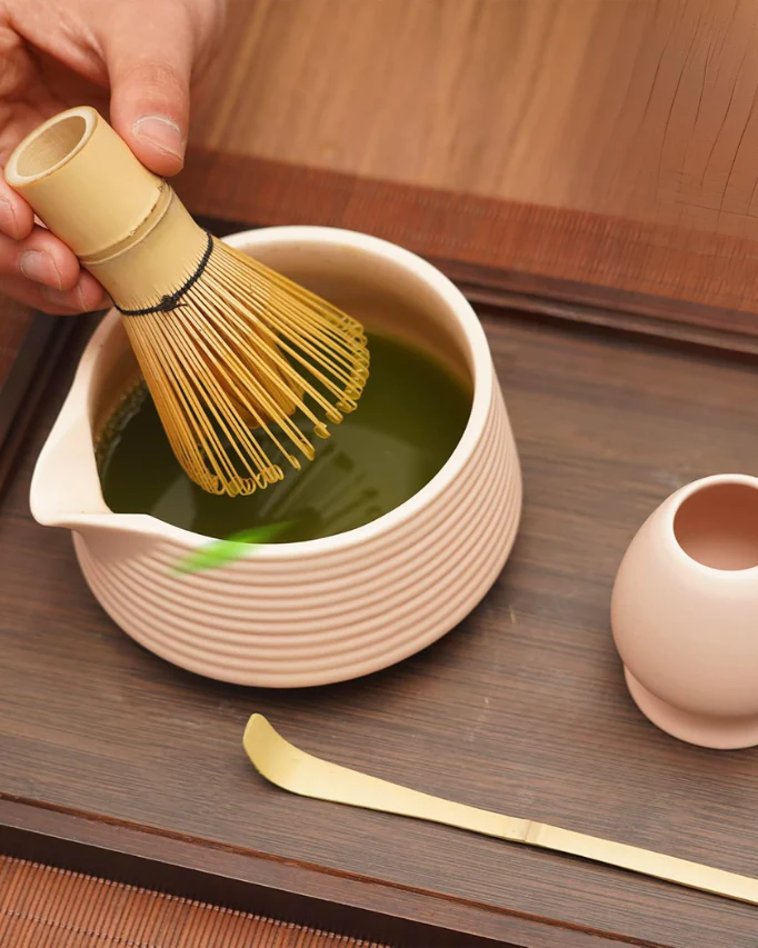 Matcha tea ceremonial set سيت تحضير ماتشا - Image 5